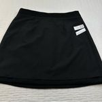 Loft  Black Suede A-Line Skirt With Back Zipper in Size 6 Photo 9