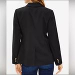 Loft Black Fluid Modern Blazer Jacket Women's Photo 2