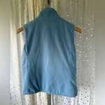 Aureus Reversible Blue Lightweight Fleece Quilted Golf Vest Athleisure S Photo 6