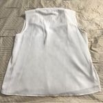Nine West  White Sleeveless V Neck Tank Top Blouse Size Large Photo 4