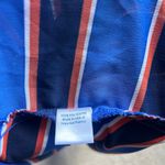 Allison Joy  Blue and Red Striped Wrap Camisole Photo 5
