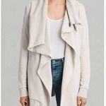ALLSAINTS  Oversized Terrycloth Waterfall Delia Cardigan Sweatshirt M Photo 0