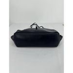 Zac Posen ZAC Dark Blue Folded Gusset Leather Tote Bag Purse Photo 3