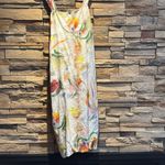 Pilcro Klass Jonkman for  Anthropologie Floral Multicolor Linen dress, XS Photo 2