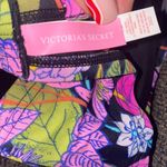 Victoria's Secret ✨ victoria secret black floral halter convertible bikini top✨ Photo 5