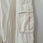 Madewell Garment-Dyed Low-Slung Straight Cargo Pants Cream Vintage Linen 26 Photo 8
