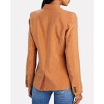 SMYTHE Tan Desert Double Breasted Tuck In Blazer Jacket Chic Western Size XS/S Photo 4