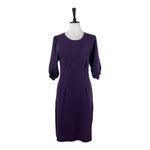 Antonio Melani  Women's NEW Balloon Sleeve Plum Merino Wool Sweater Dress Size S Photo 2