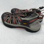 Keen Waterproof Water Newport Hiking Sandals Shoes Gray Orange Accent Size 8 Photo 8