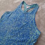 Athleta  Ultimate Train Printed Tank Top Women's Small Racerback Blue 657844 Photo 3