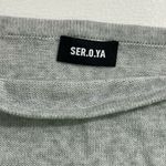 NEW SER.O.YA Gray Knit Midi Skirt Small Medium S/M Photo 3