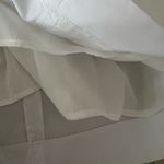 ZARA New  White Cotton Bow Gabardine Midi Dress Size Small NWT Photo 11