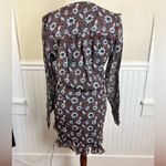 Veronica Beard 6 Anjali Silk Floral Print Mini Dress Fall Cottagecore Fairy Mood Photo 2