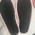 Victoria's Secret  Pink Plush Slippers Photo 3