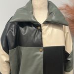 Patchwork Leather Jacket Photo 1