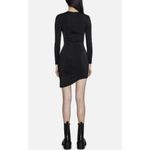 Cushnie et Ochs Nevaeh Scuba Asymmetrical Sheath Dress Women's 2 Black Photo 1