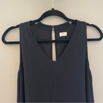 Wilfred Aritzia  Black V-Neck Shift Dress Size Small Photo 2