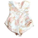 Nana Jacqueline Brocade Romper NWT Sz. L Pink Size L Photo 0