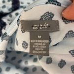 Aerie | Aztec Floral Blue Lace Lingerie Slip S Photo 3