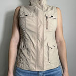 Orvis  Tan Utility Zip Up Vest Size Small Photo 0