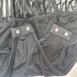 superdown  Dila Sheer Striped Bodysuit in Black Medium Photo 4