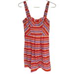 Harlyn Women’s Size‎ S Bustier Mini Dress Orange Purple Stripe Sundress Preppy Photo 11