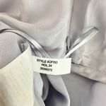 J.Crew Collection Knee Length Organza Slip Skirt Jewels Misty Grey US 8 NWT Photo 8