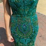 Rachel Allan Prom Dress Green Size 0 Photo 2