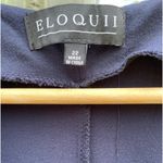 Eloquii  Wide Leg Sleeveless V Neck Jumpsuit Plus Size Navy Blue One Piece Sz 22 Photo 3