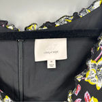 Cinq à Sept Cinq a Sept Kimberly Top Ruched Floral Print Top Black Multi Size M Photo 7