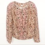 Umgee  Floral Paisley Boho Zipper Bomber Jacket Photo 0