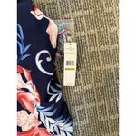 Carmen Marc Valvo One-Shoulder Cutout One-Piece Tropical Print Swimsuit Size 14 Photo 1