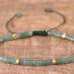 NWT Green Beaded Slide Bracelet Photo 0