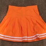 Orange And White Skirt Photo 0