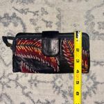 Fossil Vintage Womens Embroidered Leather Bi-Fold Wallet With Zipper. Lots of Pockets & Slots! Photo 6