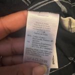 Madewell Black White Grid Button Front Long Sleeve Shirt Dress Size M Photo 2