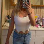 White Diamond Fringe Tank top Photo 0