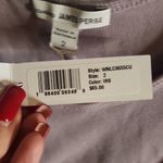 James Perse  Ribbed Lavender Sleeveless Tank Top Size 2 Photo 2