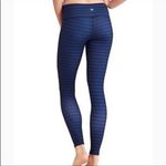 Athleta Chaturanga Admiral Stripe 7/8 Legging Photo 1
