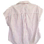 Japna  Striped Button-Up Shirt - Red and White Photo 1