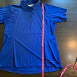 Noble Outfitters Equestrian Performance Polo Shirt‎ Womens XL Blue Athletic Top Photo 8