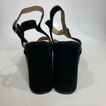 Antonio Melani Bonny platform block heel sandals black suede women's size 7.5 Photo 3