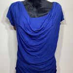 Apt. 9  Slouch Neck Blue Blouse Size Large Photo 0