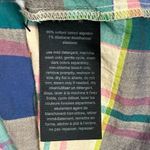 Tommy Hilfiger  Plaid Button Up Shirt Women’s Large Multicolor Short Sleeve  Photo 9