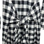 Derek Lam  10 Crosby Buffalo Check Front Tie Dress Size 8 Photo 9