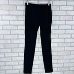 Theory  Becker High Waist Zip Leggings in Black Size 4 Photo 4