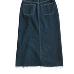 Pistola  Amira Denim Midi Dress Vioght Black High Slit Long Sleeve Size Small NWT Photo 9