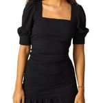 Ba&sh  Woody Ruffle Mini Dress in Black, Size M New w/Tag Retail $335 Photo 0