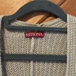 Merona  chunky knit shawl poncho sweater with fringe Photo 2