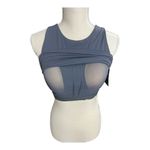 Avia Avía grey Crop Sports Bra Size M(D-DD) Low Support Removable Pads Built In Bra Photo 2